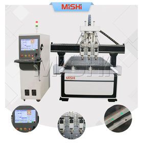 MISHI 3 Spindles CNC router woodworking machinery three process 1325 atc cnc router wood router price