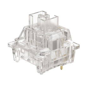 Akko V3 Crystal Pro Switch with Dustproof Stem for Mechanical Gaming Keyboard, Linear Switches (45pcs)