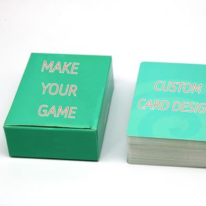 custom made playing card games custom printing family drinking party game card