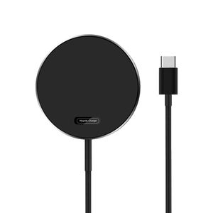 Factory Wholesale Wireless Charger for iPhone 14 13 12 Series Portable Fast Charging Mini Magnetic Pad QC3.0 OTP Protection