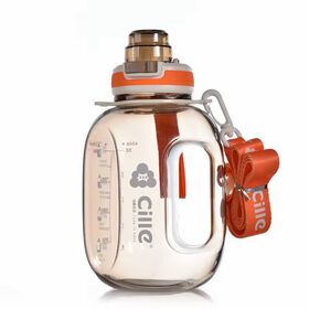 Summer 1L/1.5/2.5L Large Capacity 1500ML Sports Water Bottle Portable Straw Tons of Barrels Outdoor Fitness Bottles Water Cup