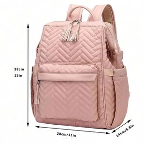 Large Capacity Waterproof Fashionable Diaper Bag/Backpack For Mom And BabAy, Multi-Functional Baby Care Organizer Bag