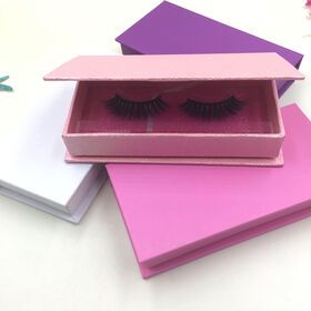 Free Sample Lash and Eyelash Paperboard Paper Packaging Box for Lashes Cosmetic Boxes Skin Care Packaging Package Rigid Boxes