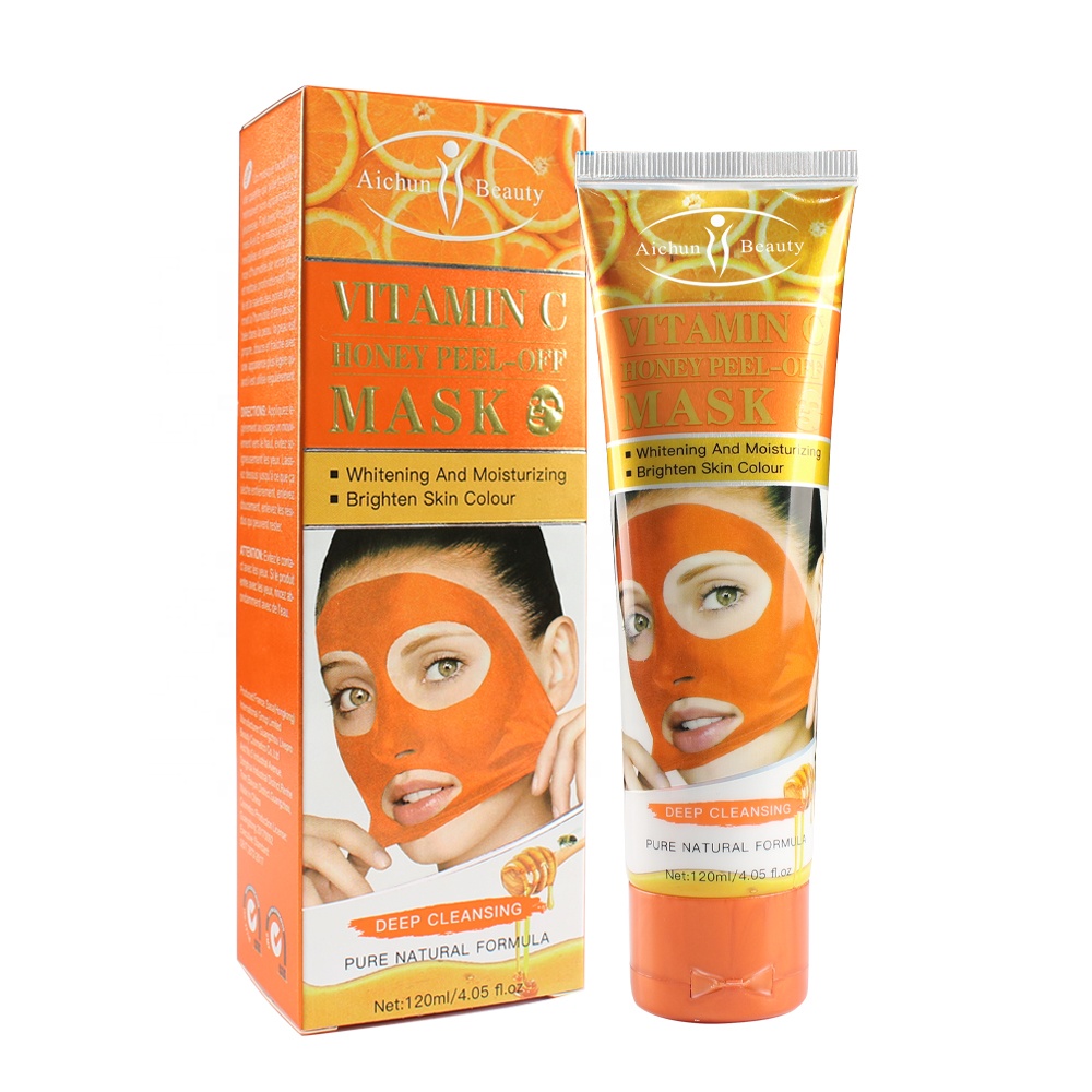 Aichun Beauty skin care vitamin c honey peel off facial mask whitening face mask