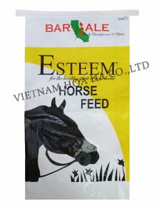 Vietnam Reusable Bopp laminated pp woven bag for horse feed