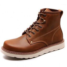 Men's Ankle Boots Fashion Dress Boot for Men Genuine Leather Suede Upper Top Toe Fashion Casual Shoes Man for Outdoor