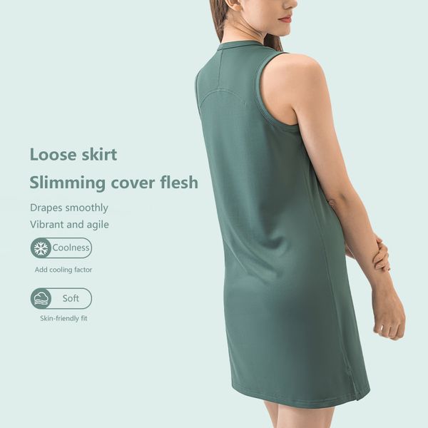 Wholesale lulu lemon women's dress tennis skirt sports skirt