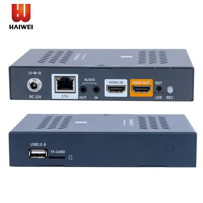 L2  Webrtc 200ms low latency POE USB TF recoding 4K  H264 H265 HDMI 1080 60fps Video Encoder