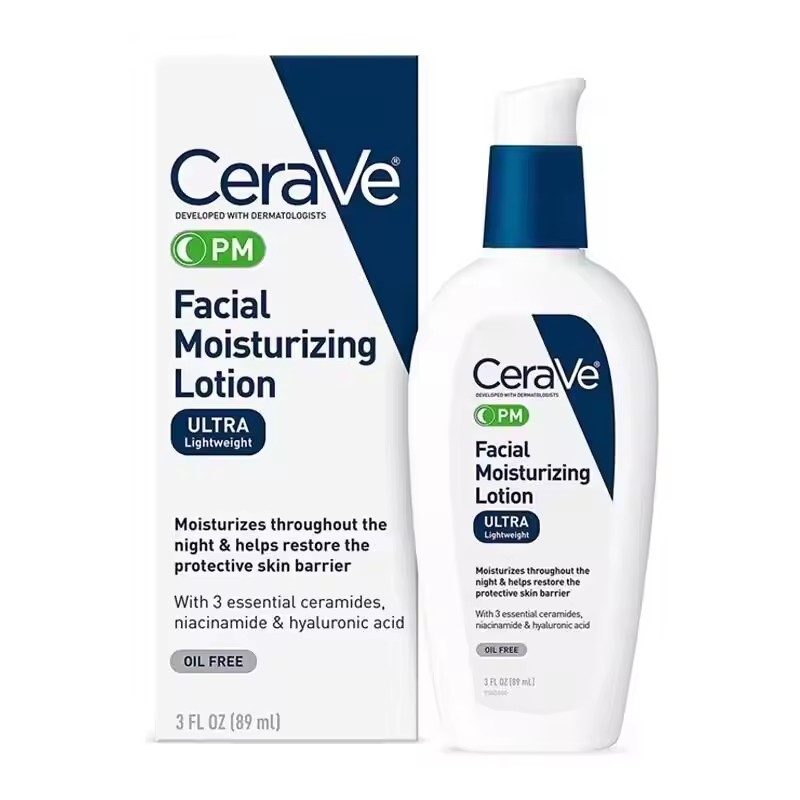 Foshan Ouxinkai Trading Co., Ltd. CeraVes Facial Moisturizing Lotion PM Night Cream With SPF30 Repair Sensitive Skin Nicotinamide Ceramide Skin Care Cream 89ML
