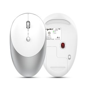 New design HXSJ T36 2.4G 3-mode silent ergonomic lightweight office wireless mouse for laptop desktop