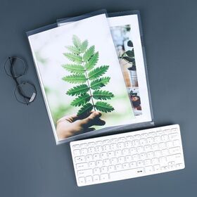 Promotional Custom Logo A4 L Shape File Folder Transparent Pp File Holder Document Folders School Office Supplies