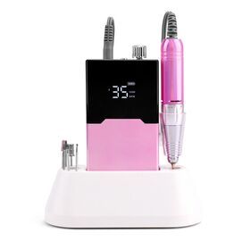 Salon Professional Rechargeable Electric Nail Drill E-file Machine 40000rpm Cordless Portable Electric Nail File