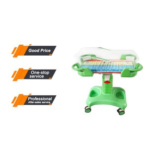 MY-R035 Good quality comfortable infant trolley bed movable high adjustable baby bed for hospital