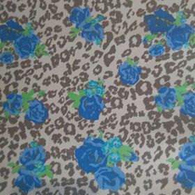 Cotton stretch twill with printing fabric for garment dress pant