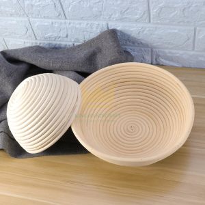 Wholesale Plastic Rattan Bread Proofing Basket Baking Rising Pastry Tools Restaurants Including Mold Bakeware Carton Packaging