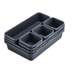 High Quality Plastic Sundries Storage Boxes&bins Drawer Separate Free Combination Small Size Storage Boxes For Table Kitchen