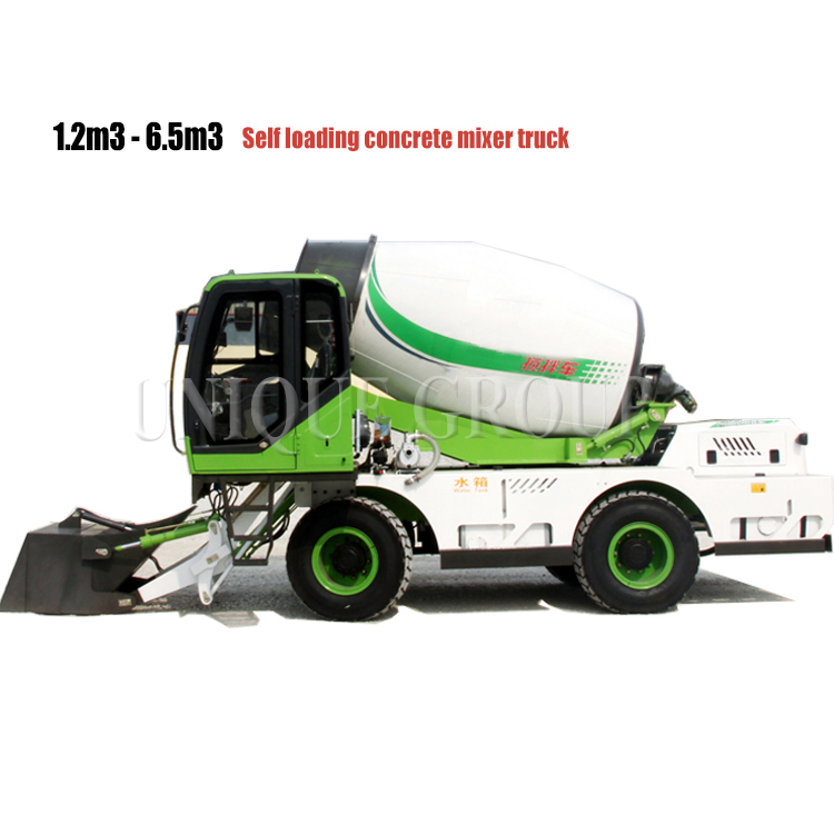 270 Degree Rotation 1200L Self Loading Mini Concrete Mixer Truck for Sale