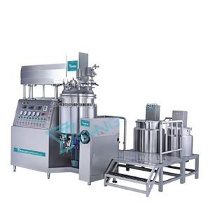 Vacuum 200L facial cream making machine