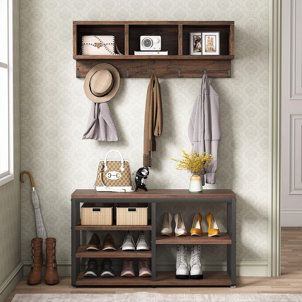In Stock Oversea Warehouse Wall Mounted Display Cabinet Shoe Display Racks For Shoes And Bag