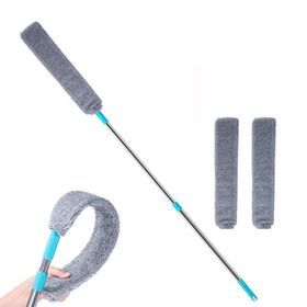 Damp Duster Home and Kitchen Dust Brush for Cleaning Retractable Microfiber Dust Brush Gap Mop
