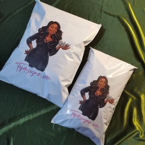 Pink Mail Plant Based Amazo Packing Polymailer Colors Printed Gradient Clothing bags Custom Picture Print Poly Mailer