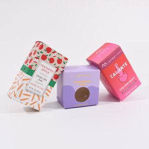 Custom print biodegradable cosmetic packaging box skin care gift box with gold stamping and Embossing