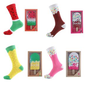 wholesale design fun fashion  socks personality creative gift socks men  women  crew sports boxed socks