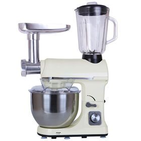 5-in-1 multifunctional kitchen appliances kitchen's aid stand mixer with blender and meat grinder 1000W 5L stainless steel bowl