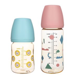 New Eco Friendly Food Grade Supplies BPA Free Silicone Nipple Infant PPSU Baby bottle