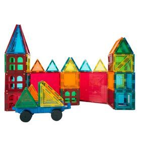 Cheap toys children STEM science custom 136pcs magnet blocks