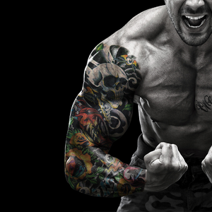 Custom Temporary Faux Temporary  Body Art Waterproof /Temporary Permanent Full Arm Tattoo Sticker