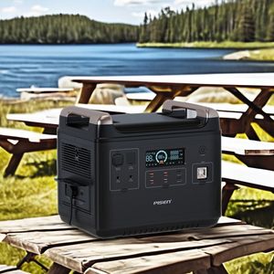 Pisen Outdoor Portable Power Station in stock 2000W with EU Plug 110v/230v DC AC Outlet Solar Generator MPPT for Home Travel