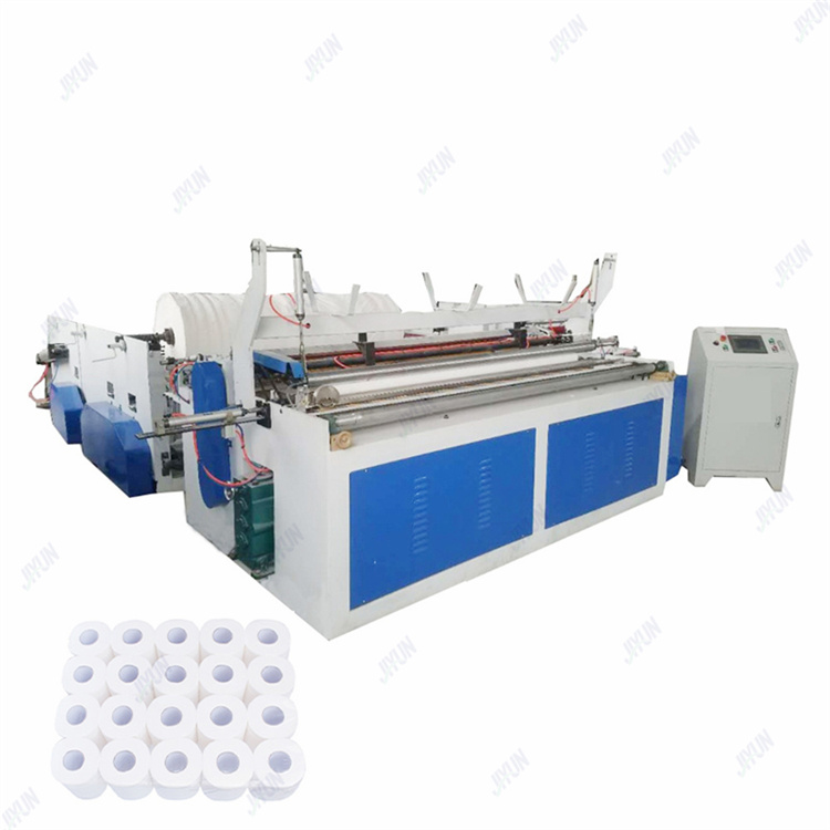 Chile or Peru Inner Paper Core Loading Maxi and Small Toilet Tissue Paper Roll Making Machine