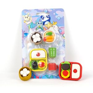 2024 Soododo Wholesale New Promotion Custom 3D Toys Food Puzzle Sushi Shaped Eraser For Children