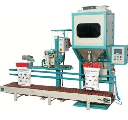 Filling and stitching machine for bags