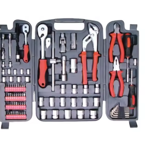 Hot wholesale 160pcs carbon steel pliers screwdriver combination household kraft tool box set