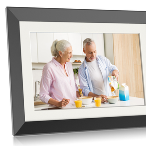 10.1 Inch Smart WiFi Digital Photo Frame HD Touch Screen Works WiFi Camera Doorbell Acrylic Material Clock MP3 MP4 Playback US