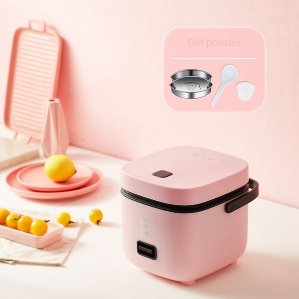 New in Mini Electric Rice Cooker Intelligent Automatic Household Kitchen Cooker 1-2 People Smart Cooker 1.2L