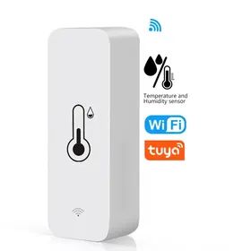 Tuya App Wifi Thermometer Digital Humidity Meter Smart Speaker Control Room Thermo-hygrometer For Baby Room