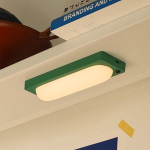 Rechargeable Intelligent Motion Sensor Night Light with 2 Brightness Auto Body Sensor Wall Lamps for Indoor Cabinet With Magnet