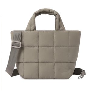 Wholesale Women's Nylon Soft Puffer Crossbody Handbag Zipper Closure Puffy Padded Messenger Bag Makeup Storage Fashion Logo