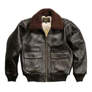 Men's Casual Leather Bomber Jacket Sheepskin Zipper Closure Turn-Down Collar Plus Extra Size Autumn