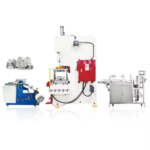 High Quality Aluminum Dinner Tray Automatic Aluminum Foil Food Container Making Machine