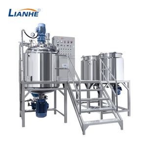 Factory Manufacturing Fixed Toothpaste Cosmetic Cream Vacuum Emulsifier Mixer Mayonnaise Ointment Homogenizing Mixing Tank