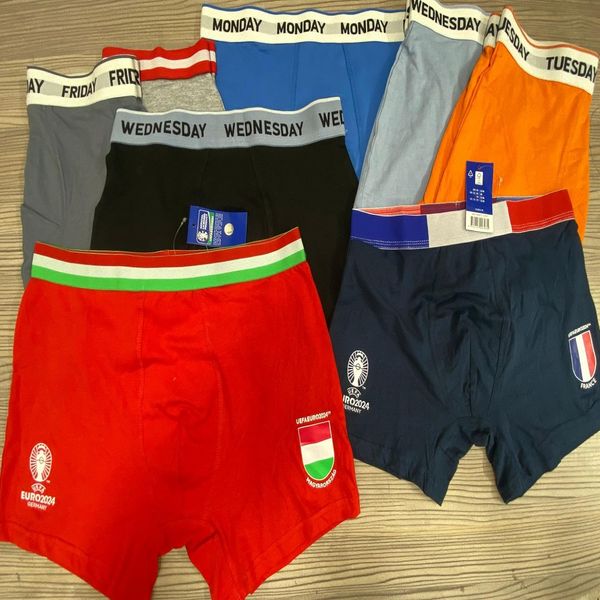 Mens Boxer Underwear Cotton Flex Comfort Shorts Plaid Soft Overstock Leftover High End Brand Surplus Bangladesh Stock Lot