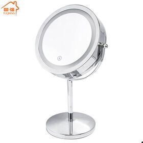 Stylish Beautiful Metal LED Cosmetic Mirror Lighted Makeup MirrorPopular