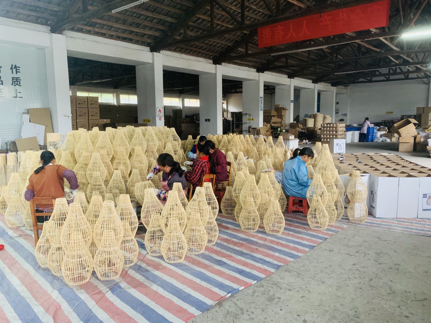 Nanning Lanshige Home Furnishing Technology Co., Ltd. bamboo basket