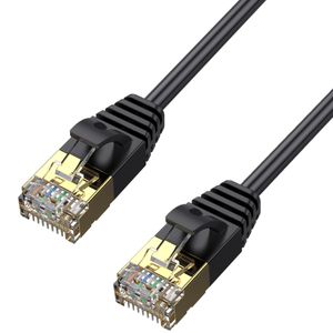 High speed cat8 Ethernet  cable  Round level thin jumper cable  computer network cable