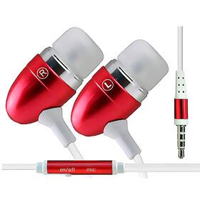 Aluminium earphone for mobile phone