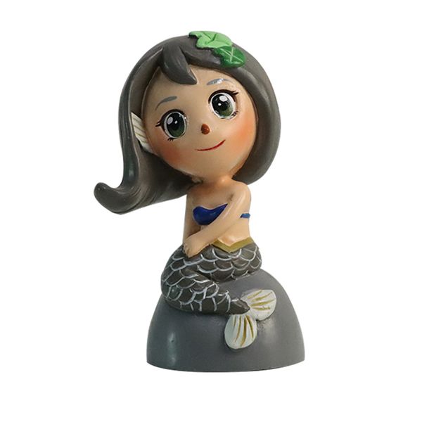 Aquarium Mermaid Cartoon resin Crafts Home Decoration Aquariums Accessories Artificial Resin Mermaid Figurine for Fish Tank